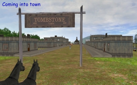 Coming into Tombstone