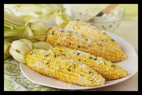 barbecued corn