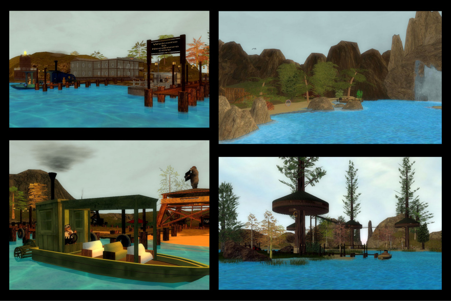 River collage