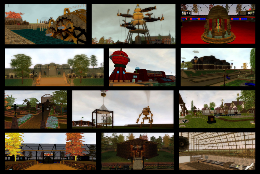 Steam City collage