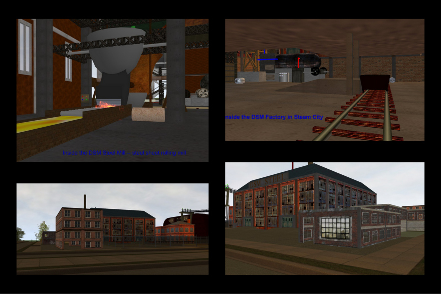 factory town steam power