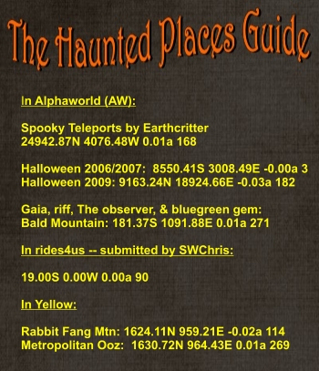 Haunted sites list